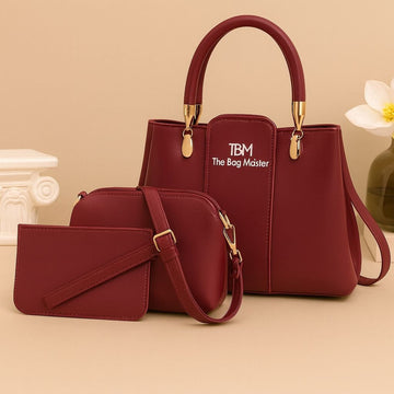3 Pieces Ladies Handbag Elegant Design